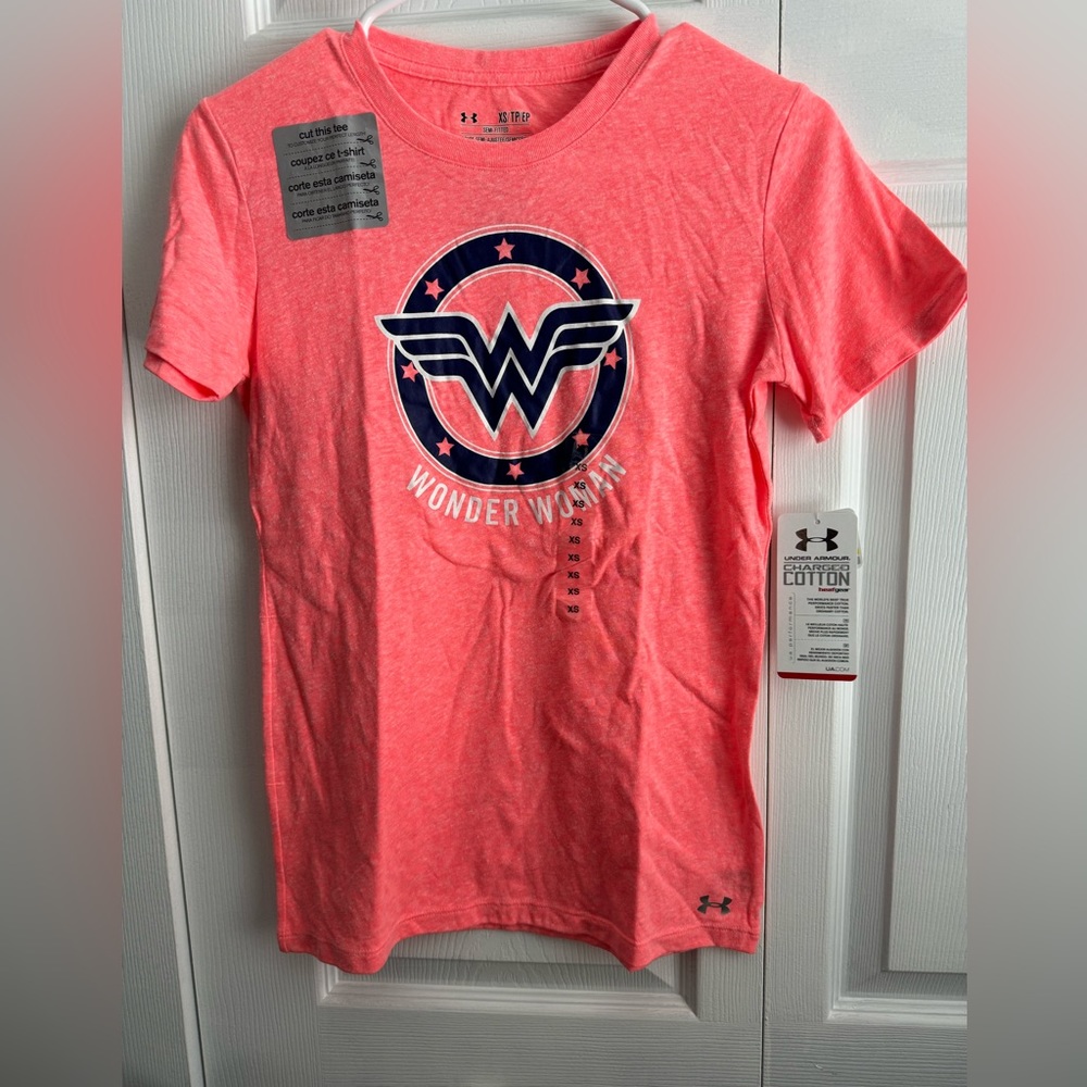 NWT UA Performance Wonder Woman T-shirt